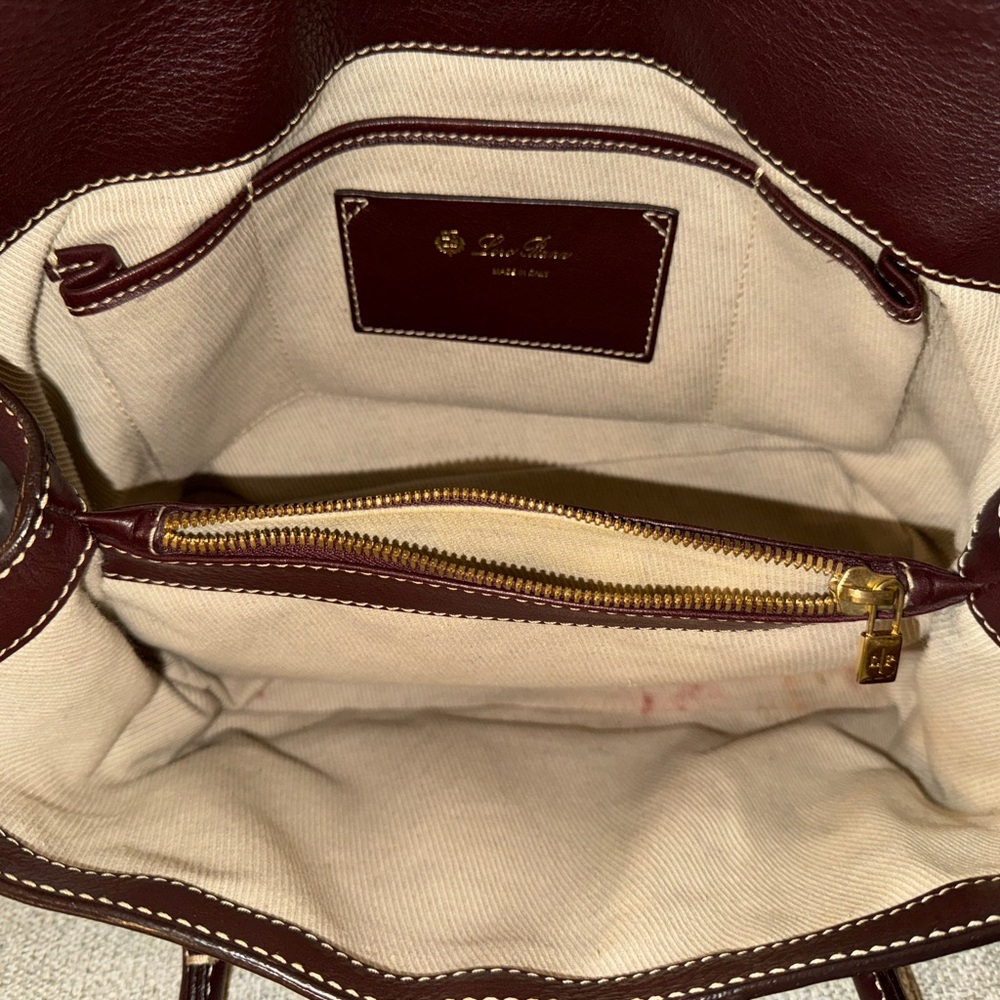 Loro Piana Leather Dandy Bag - Picture 9 of 15
